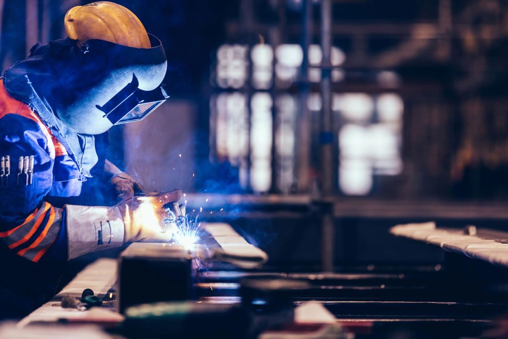 worker welding in a factory CAK7CQ8 2